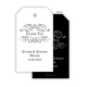 Ornate Scroll Hanging Gift Tags with Organza Bags Image 3 of 9